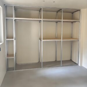 Modular Aluminum Wardrobe Cabinet